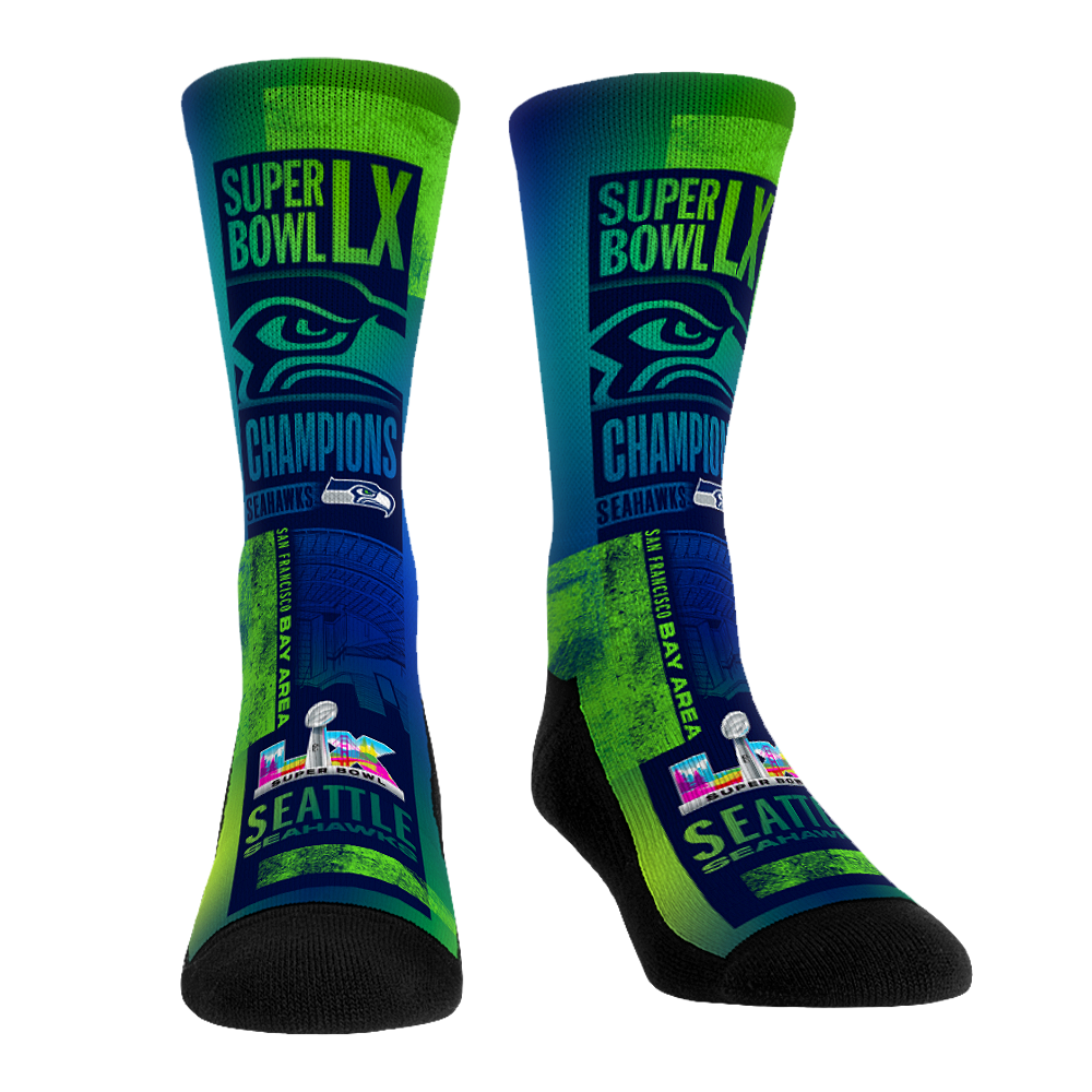 Seattle Seahawks - Super Bowl LX Champions - Ink Roll