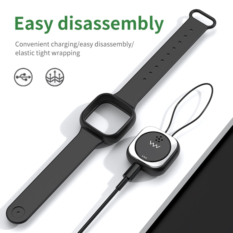 F8 Outdoor Silica Gel Mosquito Repellent Wristband(White)
