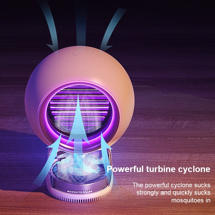 MM026 2W There Are Star People Electric shock Mosquito Killer Lamp (White)