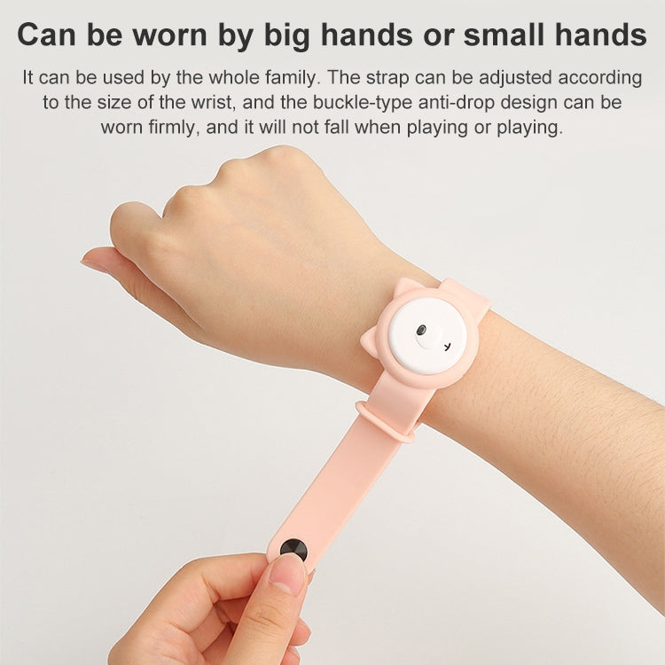 WT-M4 ABS+Silica Gel Children Mosquito Repellent Wristband (Blue)