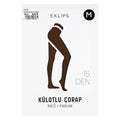 Eklips Cocoa Pantyhose Soft Stretch Tights in Size M