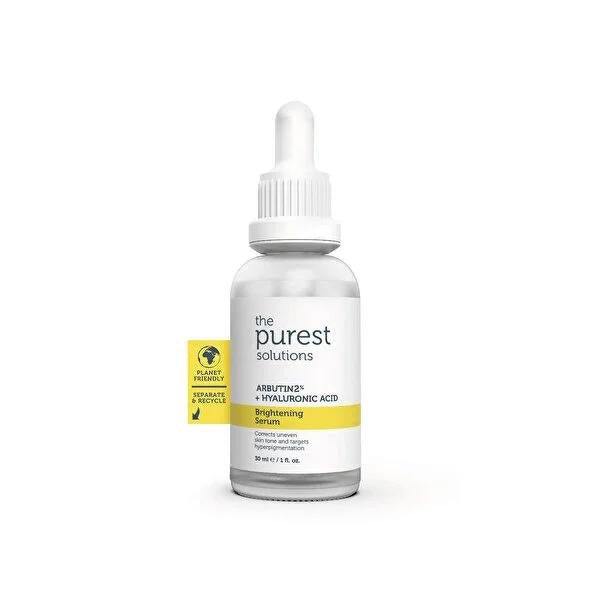 The Purest Solutions: Dark Spot Corrector & Skin Tone Serum - Alpha Arbutin & Hyaluronic Acid - Even Skin Tone, Remove Acne, Sun & Age Spots