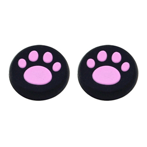 4 PCS Cute Cat Paw Silicone Protective Cover for PS4 / PS3 / PS2 / XBOX360 / XBOXONE / WIIU Gamepad Joystick(Pink)