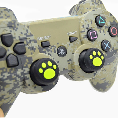 4 PCS Cute Cat Paw Silicone Protective Cover for PS4 / PS3 / PS2 / XBOX360 / XBOXONE / WIIU Gamepad Joystick(White)