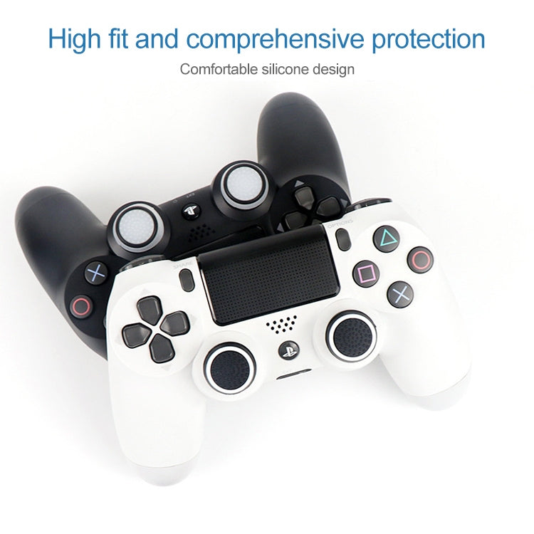 20 PCS Luminous Silicone Protective Cover for PS4 / PS3 / PS2 / XBOX360 / XBOXONE / WIIU Gamepad Joystick(Blue)