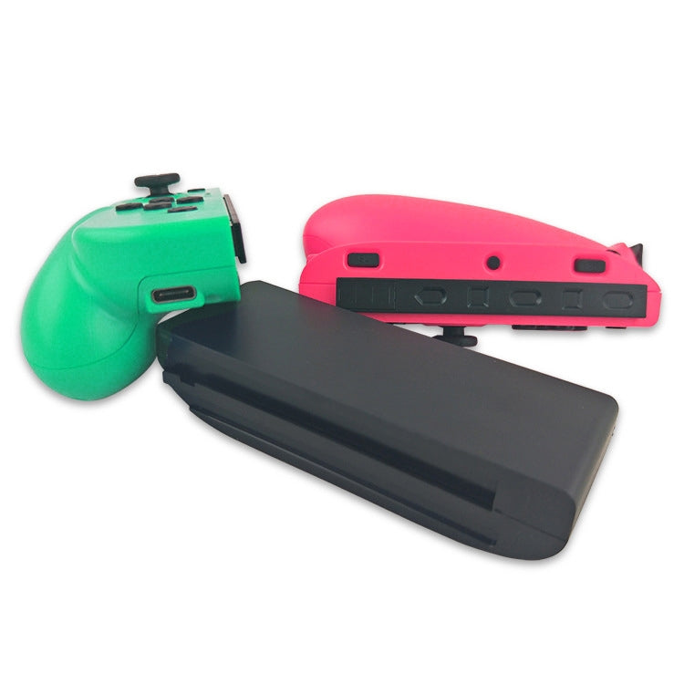 Left and Right Wireless Bluetooth Game Controller Gamepad for Switch Joy-Con(Green+Red)