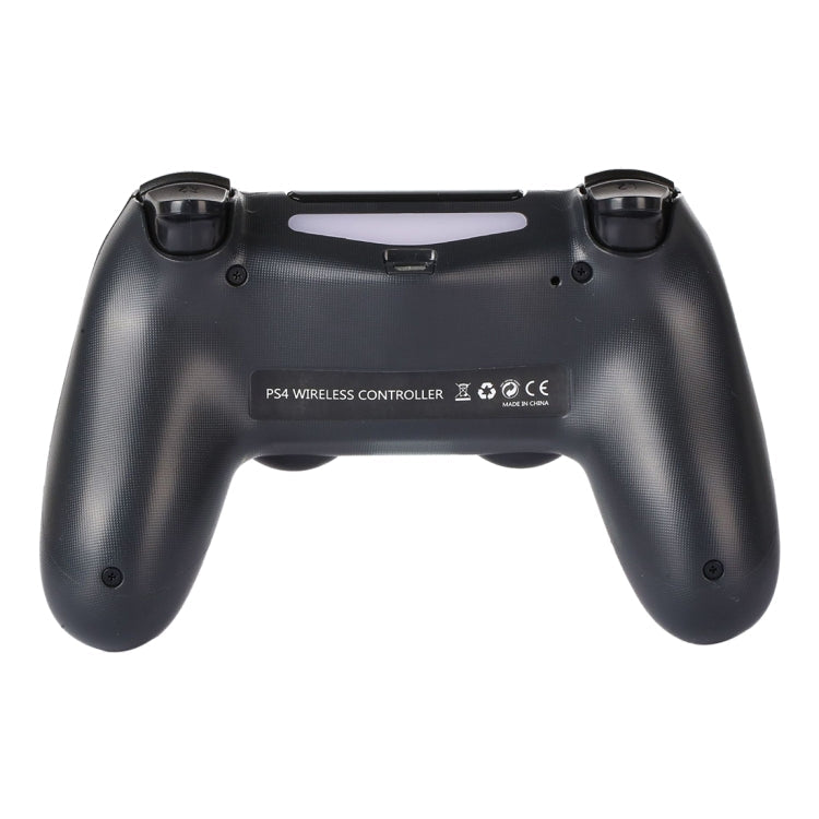 Wireless Bluetooth Diamond Texture Shock Touch Plate Game Handle Controller with Smart Indicator for Sony PS4(Blue)