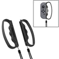 iPlay Small Handle Boxing Grip Gamepad Grip with Strap for Switch Joy-Con(Black)