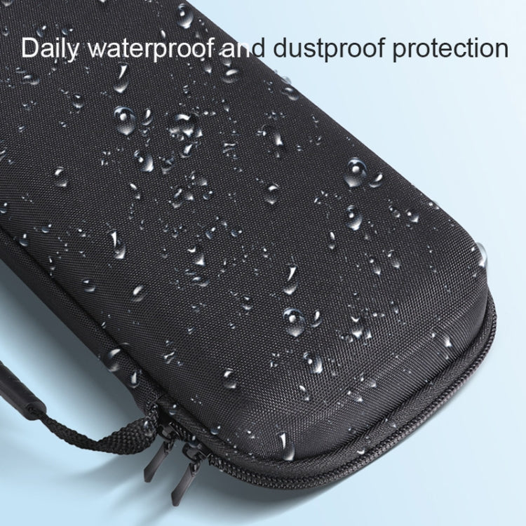 Portable EVA Storage Bag Protective Case Handbag with Holder Function for Nintendo Switch Console, Size: 26x12.5x7cm(Black Red)