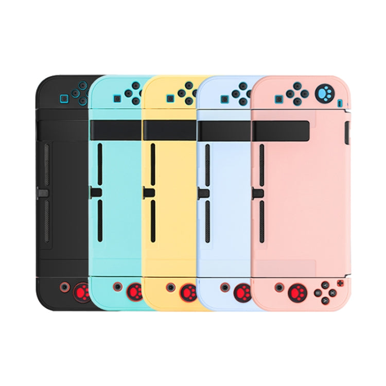 For Nintendo Switch Pure Color Shockproof TPU Case(Black)