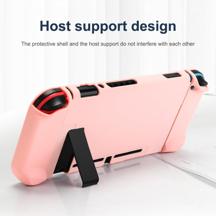 For Nintendo Switch Pure Color Shockproof TPU Case(Purple)