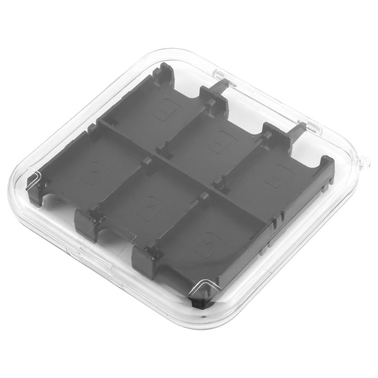 12 in 1 Box Memory Card Holder Box for Nintendo Switch(Silver)