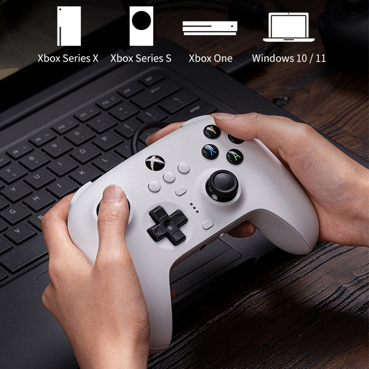 8BitDo Orion Wired Game Controller Xbox Hall Version with Game Pass Card (White)