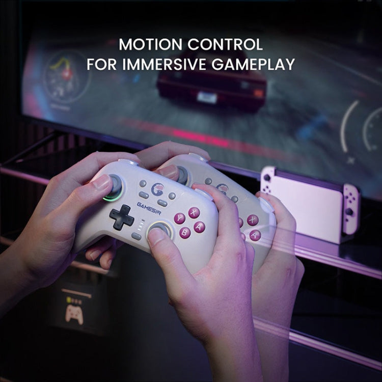 GameSir Nova NS T4N Wireless Gamepad Game Controller for Nintendo Switch (White)