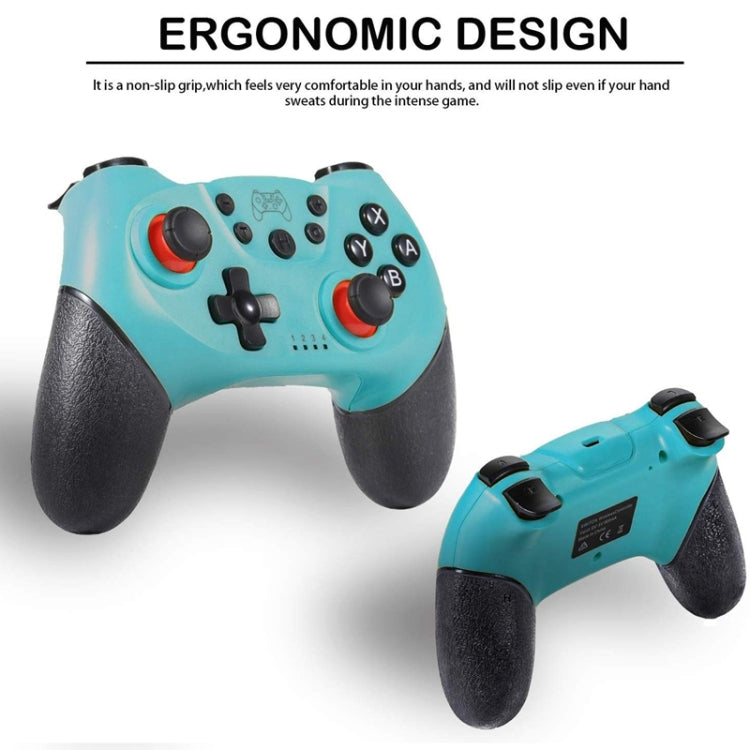 6-axis Bluetooth Joypad Gamepad Game Controller for Switch Pro(Grey)