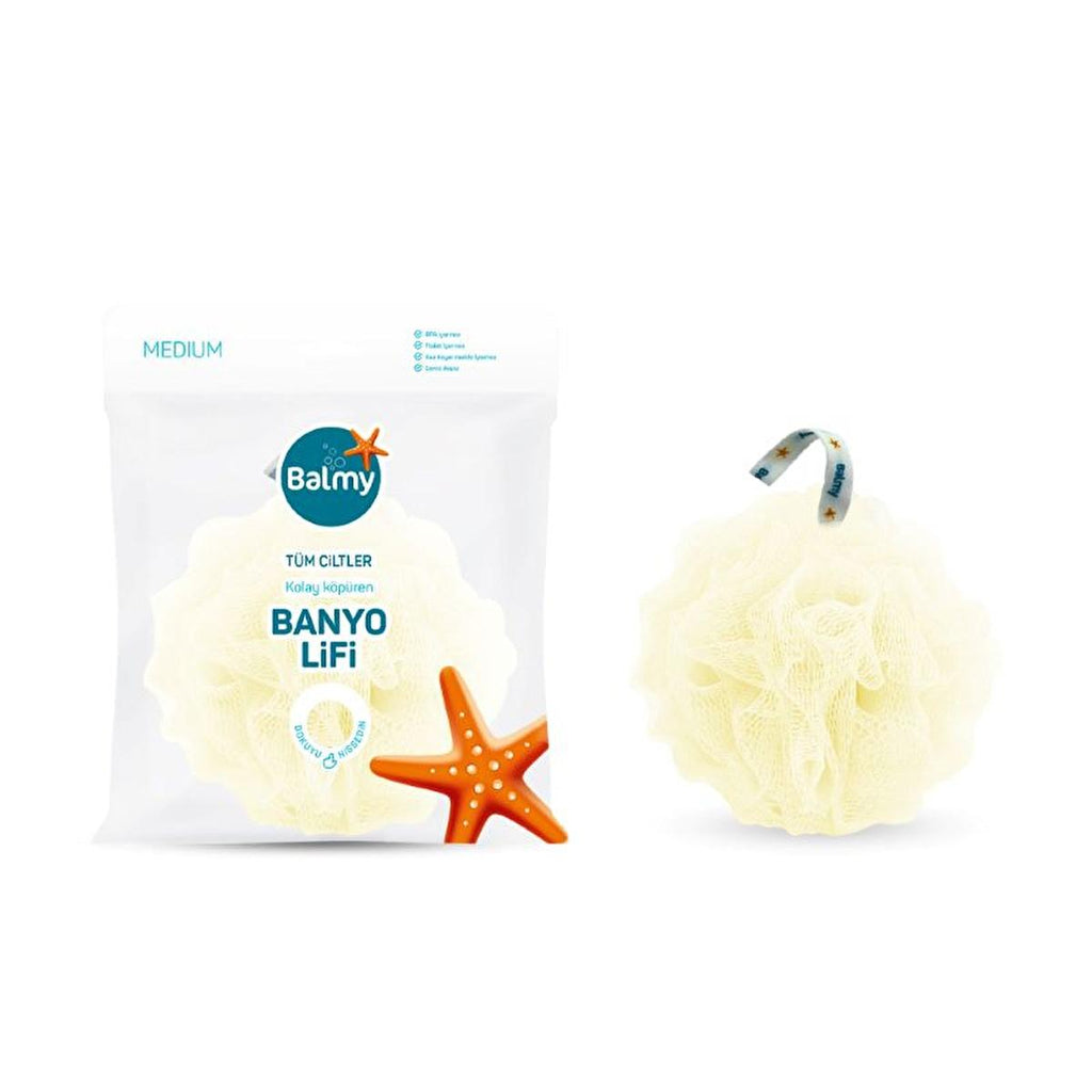 Balmy Banyo Lifi - BPA-Free Bath Loofah for Gentle Exfoliation & Soft Skin