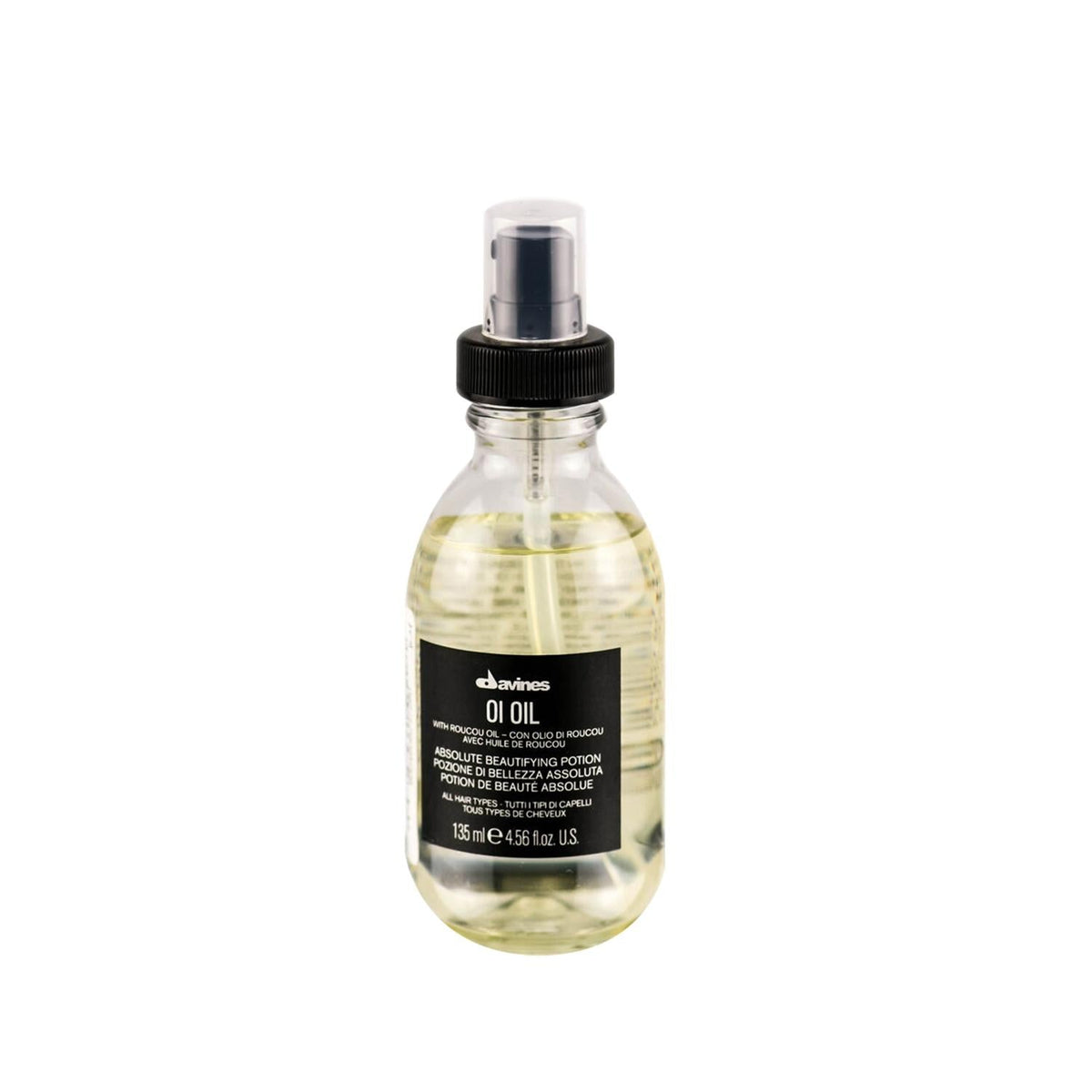 Davines OI/OIL Hair Elixir for All Hair Types - 4.56 fl oz Nourishing Hair Serum
