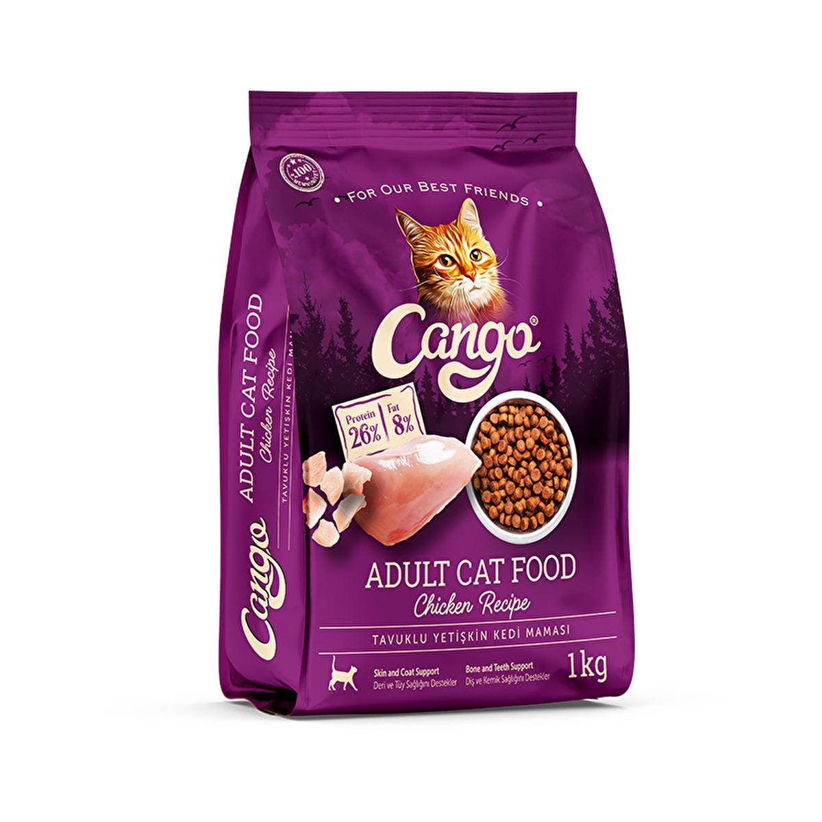 Cango Adult Cat Food Chicken Flavor 1000g - High Protein, Balanced Diet