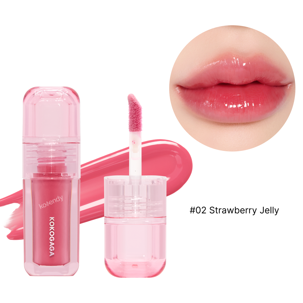 Kokogaga Nyang Jelly Glow Tint Strawberry Jelly 4g