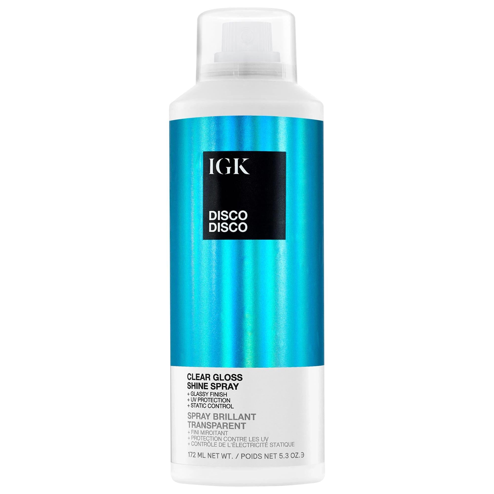 Disco Disco Clear Gloss Hair Shine Spray: Lightweight, High-Shine, UV & Heat Protection - Enhance Color & Radiance