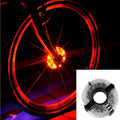 A108 Bicycle Decor Waterproof Flower Drum Lamp Dazzle Warning Lamp, Size: 9.5*1.7cm