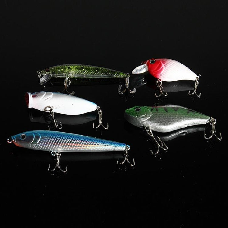 101 PCS Fishing Bait Lure Kit Fishing Tackle (Green)