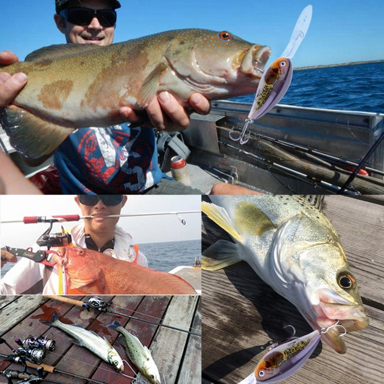 HENGJIA 4# 12cm Realistic Color Rock Plastic Hard Baits Fishing Lures Fishing Tackle Baits, Random Color Delivery