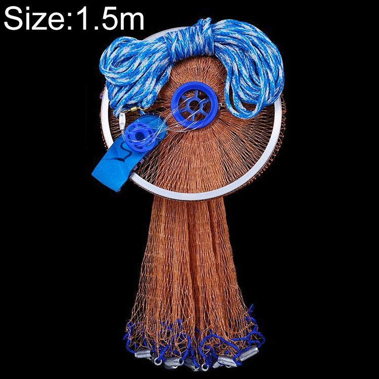 American Easy Throw Cast Net Fishing Mesh Fishing Tackle