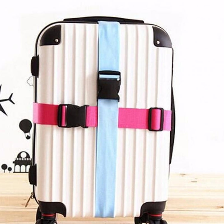 Cross Rainbow Elastic Telescopic Bag Bungee Luggage Packing Belt Travel Luggage Fixed Strap(Black)