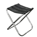 Outdoor Portable Folding Stool, Size: 25*22*26cm(Silver)