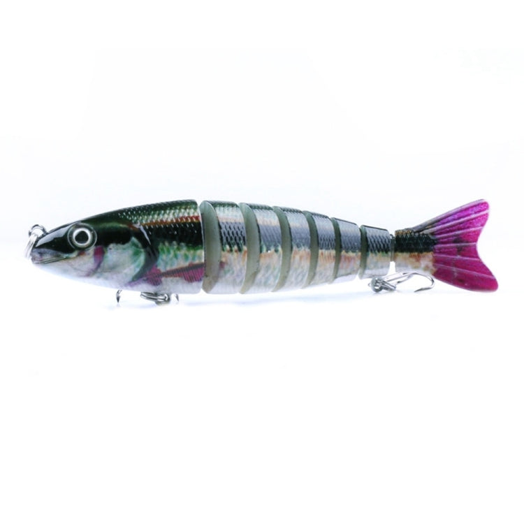 HENGJIA JM027-X 12.7cm 18g Multi-section Plastic Hard Baits Artificial Fishing Lures with Treble Hook, Random Color Delivery