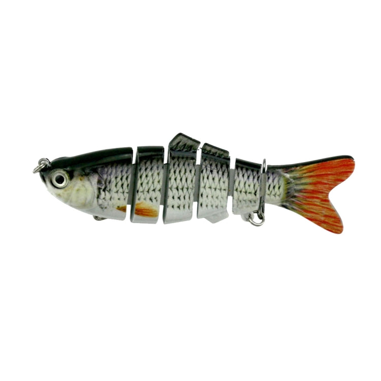 HENGJIA JM020 10cm 18g Multi-section Plastic Hard Baits Artificial Fishing Lures with Treble Hook, Random Color Delivery