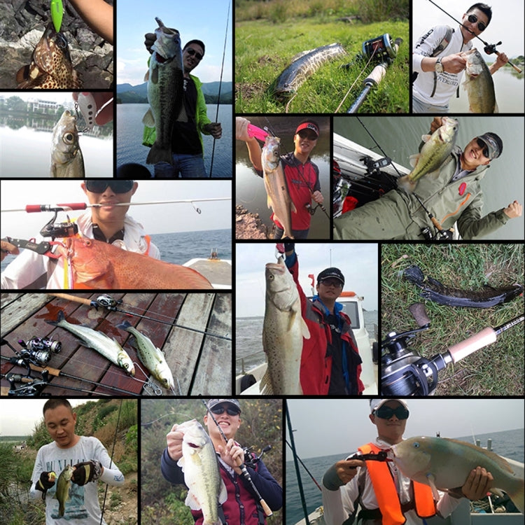 HENGJIA 43 PCS Fly Fishing Lure Set 6 Models Fishing Tackle Plastic Hard Bait Lure Wobbler Carp
