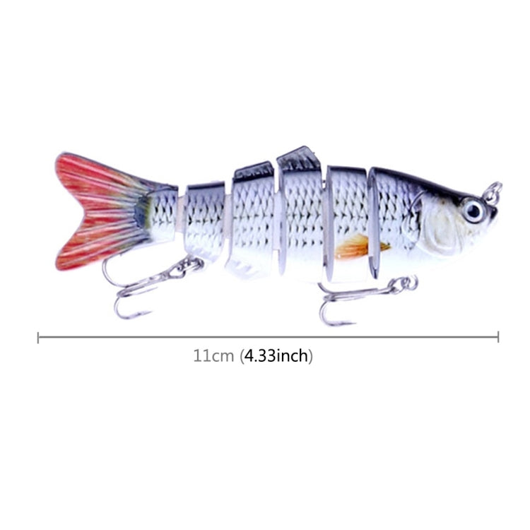 HENGJIA JM020 1# 11cm 18g Multi-section Plastic Hard Baits Fishing Lures Set Fishing Tackle Baits