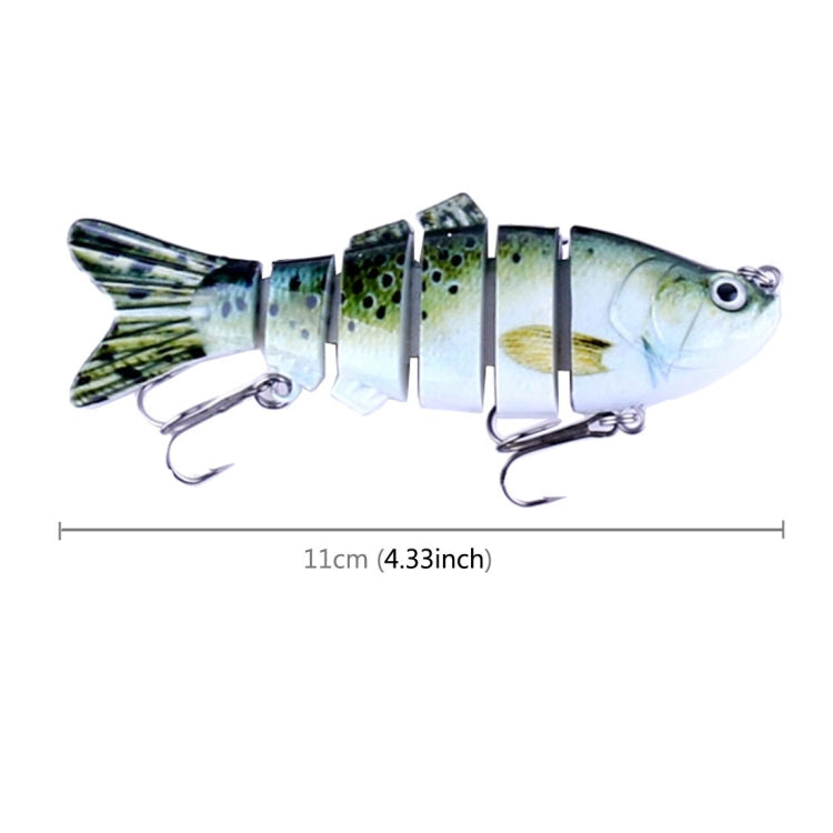 HENGJIA JM020 3# 11cm 18g Multi-section Plastic Hard Baits Fishing Lures Set Fishing Tackle Baits