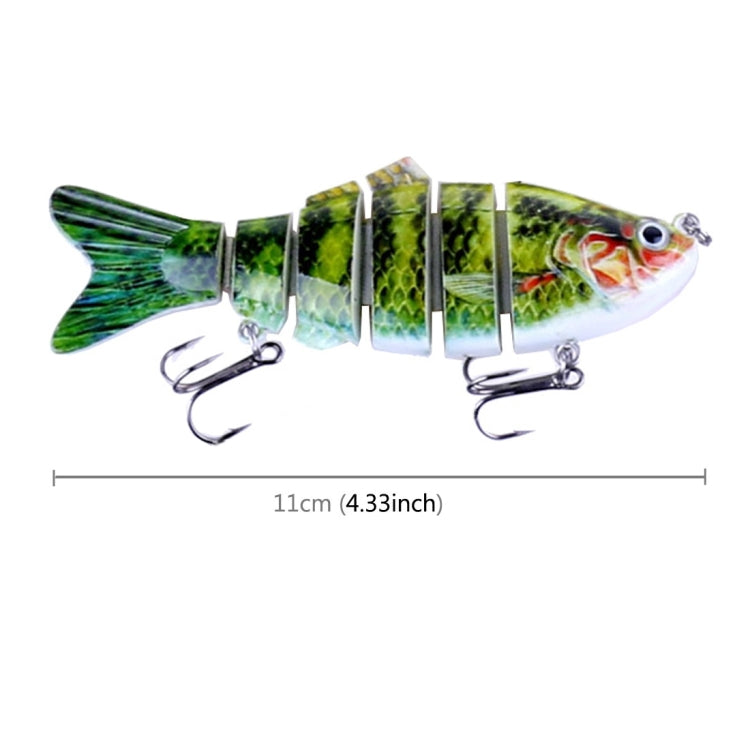 HENGJIA JM020 4# 11cm 18g Multi-section Plastic Hard Baits Fishing Lures Set Fishing Tackle Baits