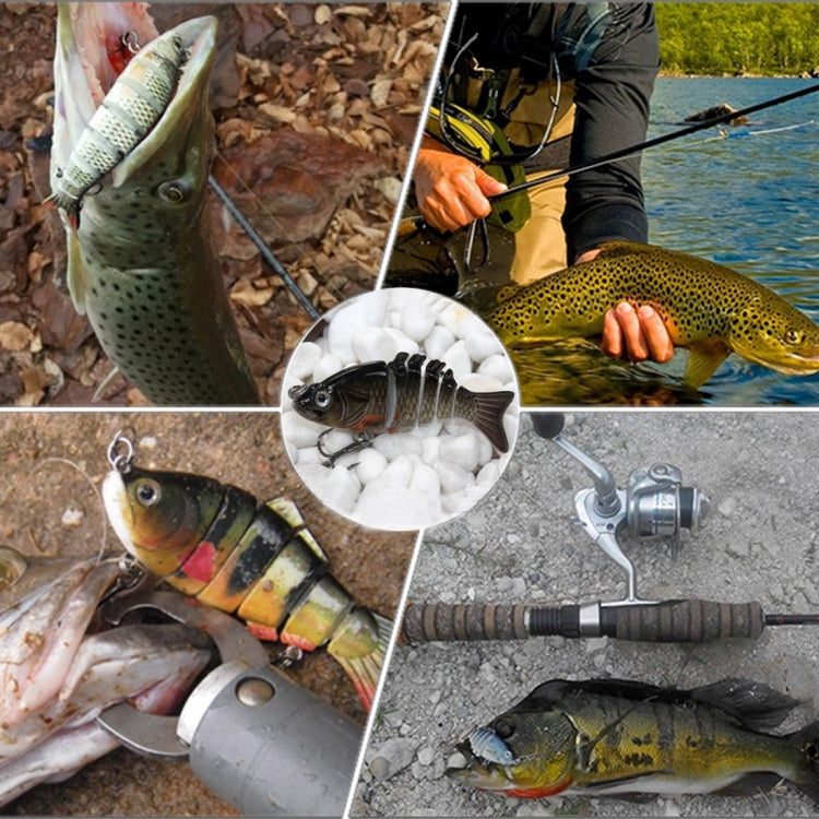 HENGJIA JM020 5# 11cm 18g Multi-section Plastic Hard Baits Fishing Lures Set Fishing Tackle Baits