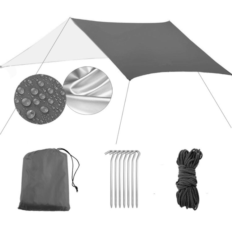 Multi-function Outdoor Waterproof Sunscreen Beach Awning Tent Sun Shelter Pergola (Black)