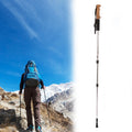 Aotu AT7551 135cm Aluminum Alloy Outdoor Camping Corky Trekking Poles(Silver)