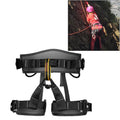 XINDA XDA9516 Outdoor Rock Climbing Polyester High-strength Wire Adjustable Downhill Whole Body Safety Belt(Black)