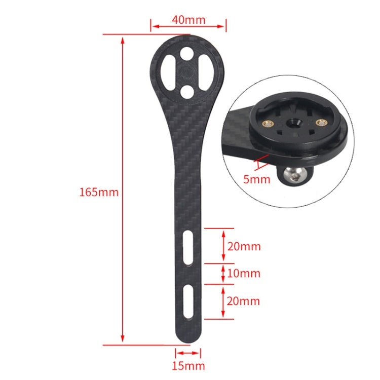 Full Carbon Fiber Road Bicycle Code Table Holder For Bryton Series(Matte)