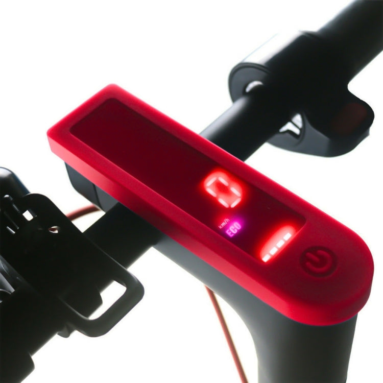 Electric Scooter Circuit Board Instrument Silicone Waterproof Protective Case for Xiaomi Mijia M365 / M365 Pro(Red)