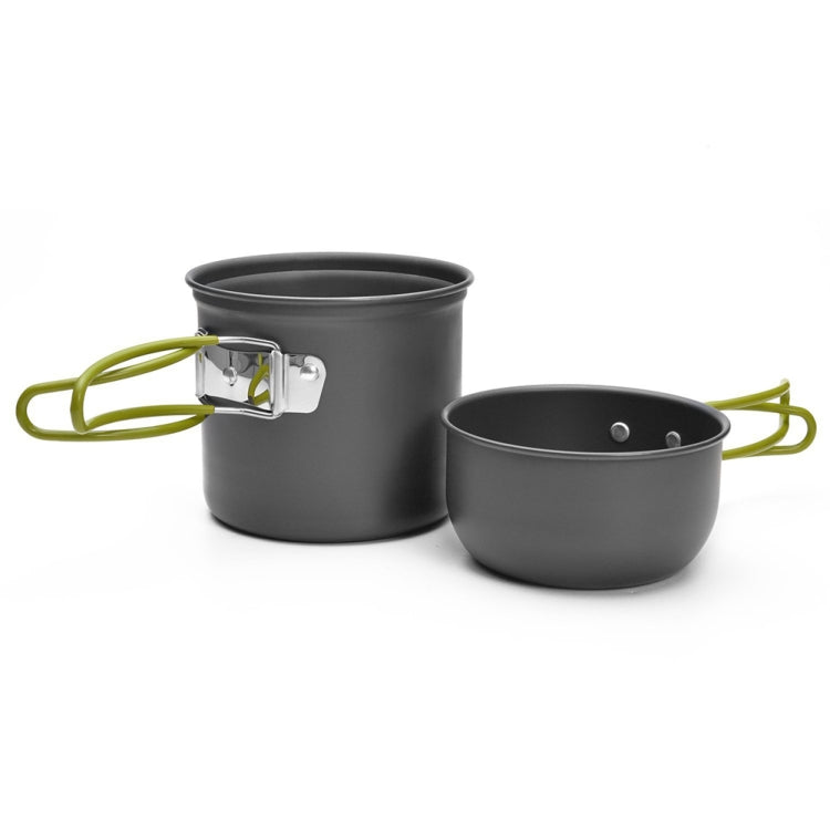 DS-101 Portable Outdoor Camping Cooking Set Picnic Boiler Cookware Combination (Orange)