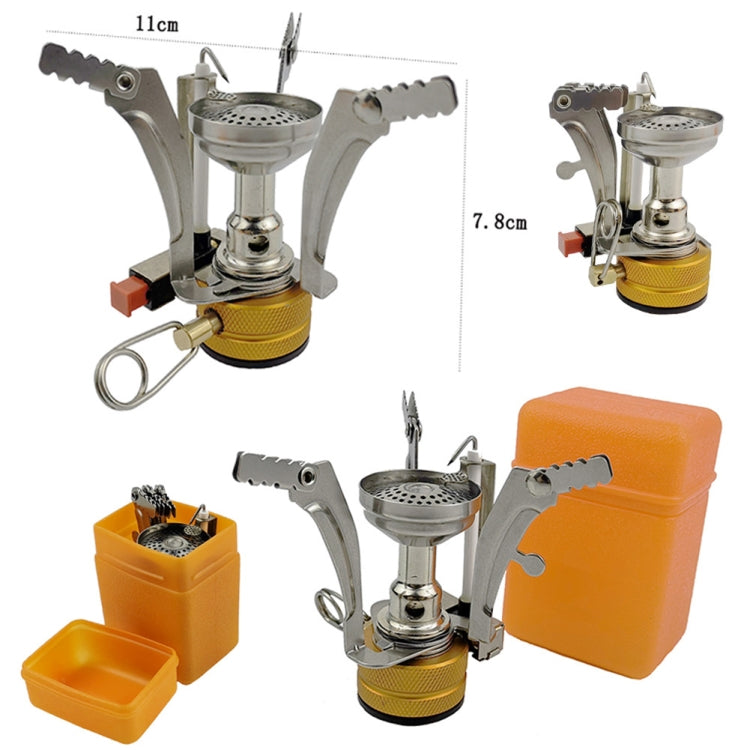DS-101 Portable Outdoor Camping Cooking Set Picnic Boiler Cookware Combination (Orange)