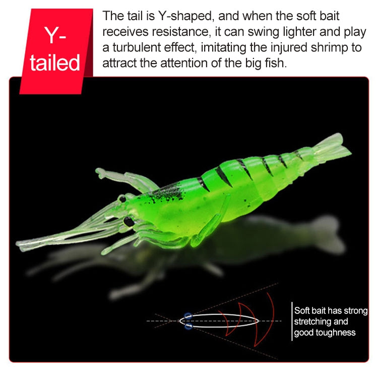 10 PCS 4cm Fishing Soft Bait Lures Popper Poper Baits(Fluorescent)