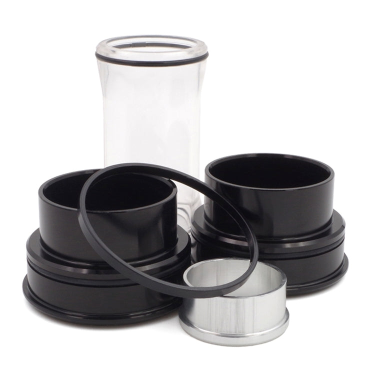 Bike Bicycle BB209 Bottom Bracket Fits 86-92mm for SHIMANO Mountain Bike(Black)