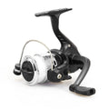 JL200 Plating Plastic 3 Ball Bearings Handle Fishing Spinning Reel  with Transparent Lines(Silver)
