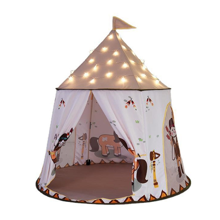 Indian Castle Children Indoor Outdoor Tent Mongolian Yurt Toy House with Base Cloth