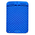 Outdoor Camping Foot-step Automatic Inflatable Cushion Portable TPU Inflatable Double Bed, Size: 195 x 119 x 16cm(Dark Blue)