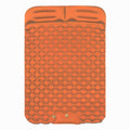 Outdoor Camping Foot-step Automatic Inflatable Cushion Portable TPU Inflatable Double Bed, Size: 195 x 119 x 16cm(Orange)